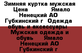 Зимняя куртка мужская › Цена ­ 1 200 - Ямало-Ненецкий АО, Губкинский г. Одежда, обувь и аксессуары » Мужская одежда и обувь   . Ямало-Ненецкий АО,Губкинский г.